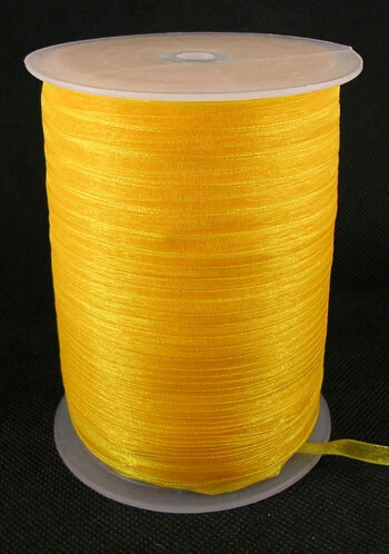 Rollo de cinta de organza transparente de 50 yardas/46 mtr - 6 y 10 mm de ancho - muchos colores - Imagen 64 de 71