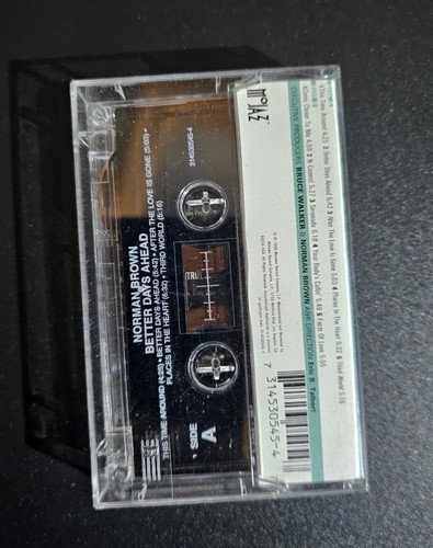 Norman Brown Bettter Days Ahead Cassette Tape - Picture 2 of 5