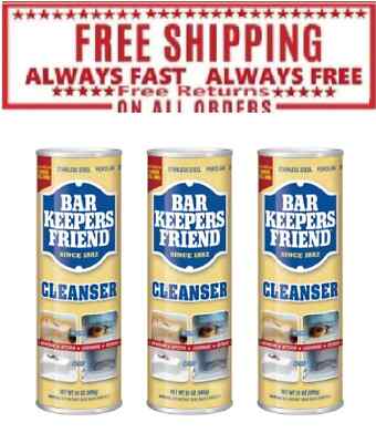 Bar Keepers Friend 21 oz. All-Purpose Cleaner and Polish (3-Pack) 