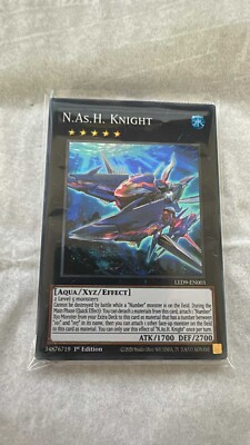 Yugioh EU English N. As. H. Knight LED9-EN003 Super Rare NM 1st