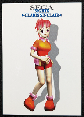CLARIS SINCLAIR NiGHTS SEGA FREAKS No.35 SEGA ENTERPRISES Japanese