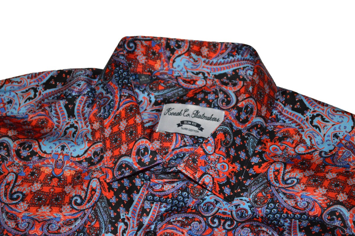 その他 TEN PAISLEY S/S BLUE L Greenspring Paisley Short Sleeve Western Shirt | Stetson