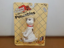 Sealed Vtg Poseable Pound Puppies White Terrier 1985 Tonka Dog Figure Toy 7816