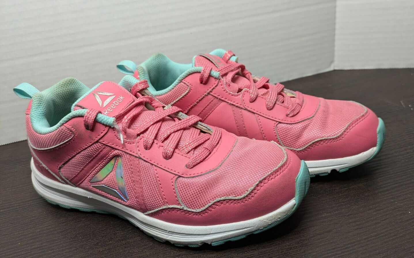 SAOLA Sneakers da corsa Reebok Almotio 4.0 DV8707 giovani ragazze taglia 5 5 blu rosa