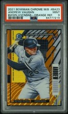 2021 Bowman Chrome #BA23 ASCENSIONS MOJO /25 Andrew Vaughn RC PSA 9 MINT 🔥POP 1