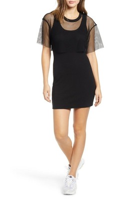 Kendall + Kylie Minikleid Fischnetz Tank Tunika Gr.XS