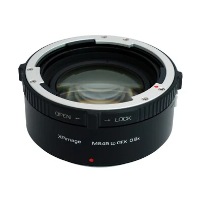 XPimage 0.8x Focal Reducer Adapter for Mamiya 645 Lens to Fuji GFX 100S Camera