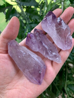 Large Amethyst Rough Points, 1.75 - 2.5'' Raw Amethyst Points, Wholesale Bulk Lot