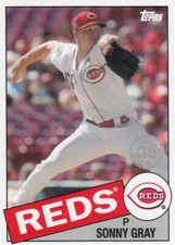 SONNY GRAY TOPPS MINI ON DEMAND 1985 INSERT REDS #11 2020 20 35TH ANNIVERSARY