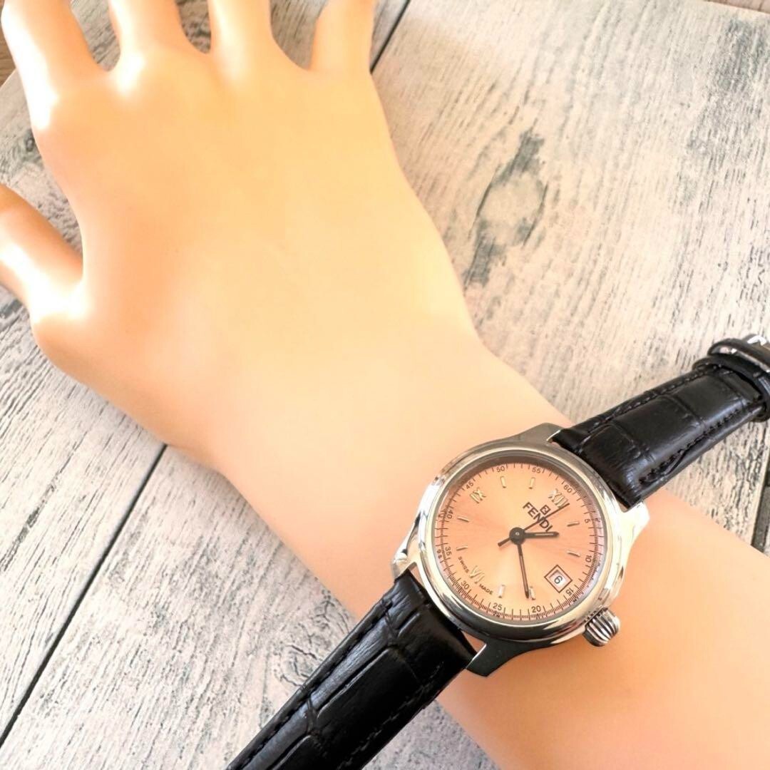 312 FENDI 時計　210L レディース　サーモンピンク　新品バンド 人気 FENDI Watch 210L Pink Tone used From Japan Check description | eBay
