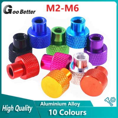 GOO BETTER M2 M3 M4 M5 M6 Knurled Thumb Nuts Blind Hole Hand Grip Knobs For FPV RC Models