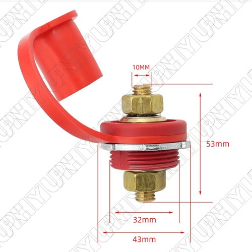 Battery Jumper Terminals 3/8" Stud For Can-Am Maverick Car UTV ATV RV Truck Boat - Picture 13 of 13