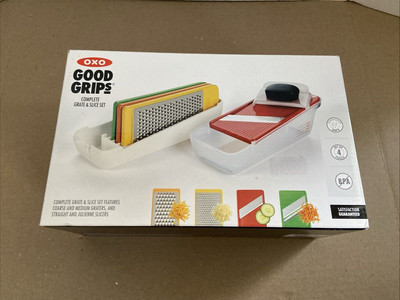 OXO Good Grips Complete Grate & Slice Set 4 Tools *NEW*