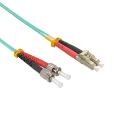 LC to ST Multimode Duplex OM3 50/125 Fiber Optic Patch Cable - 1M/2M/3M/5M/10M
