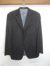 vtg Romualdo Blazer Sport Coat charcoal gray wool 3 btn sz 42L made in USA EUC!