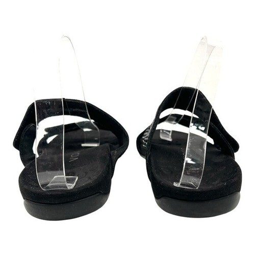 Vionic Samoa schwarze bequeme Freizeit-Slipper Pantoletten minimale Sandalen Damen 8 - Bild 8 von 15