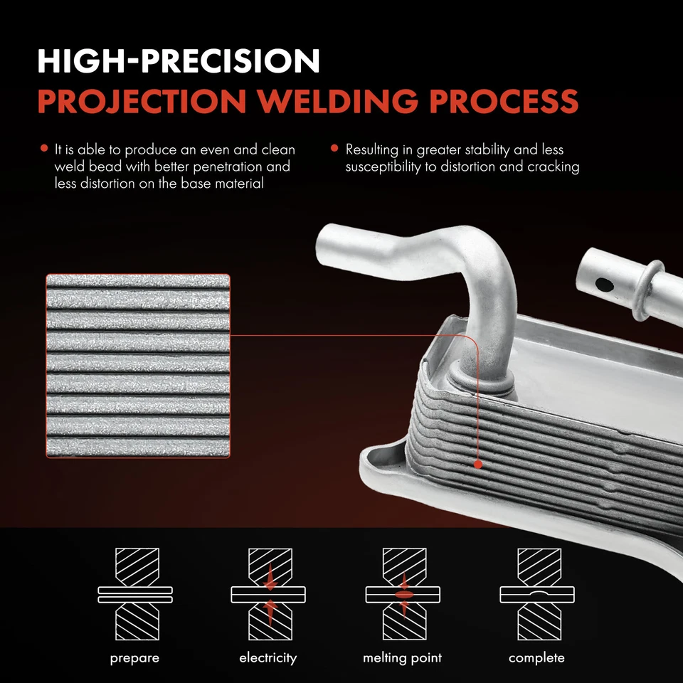 Enfriador de aceite de motor para Mercedes-Benz W202 W203 C240 W210 W211 E320 E430 S430 S320 Foto 4 de 4