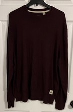 Dockers Men  s Xxl Maroon Sweater Long Sleeve With Logo New Without Tags