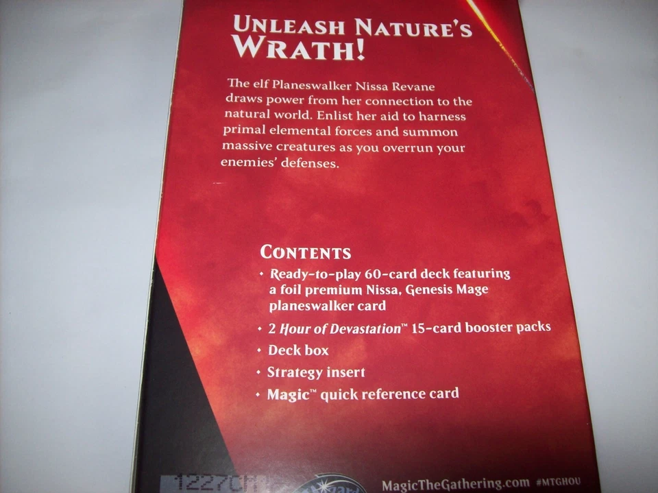 MTG Hour of Devastation Planeswalker Deck Nissa, Genesis Mage Sealed Free Ship - Image 2 of 2