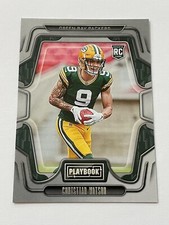 2022 Playbook Football Rookie #119 - Christian Watson RC - Green Bay Packers