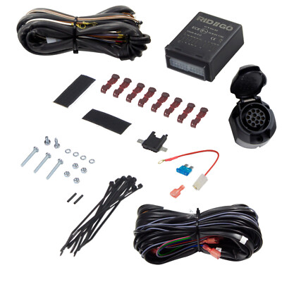 ELEKTROSATZ E-SATZ 13-polig Anhängerkupplung AHK UNIVERSAL MIT MODUL