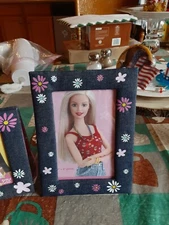 BARBIE PICTURE FRAME  lot of 2 4x6 and 6x4 