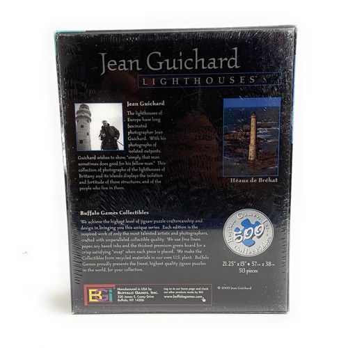 Jean Guichard Lighthouses Puzzle Heaux de Brehat 500 Pcs Buffalo Games Sealed - Picture 3 of 6