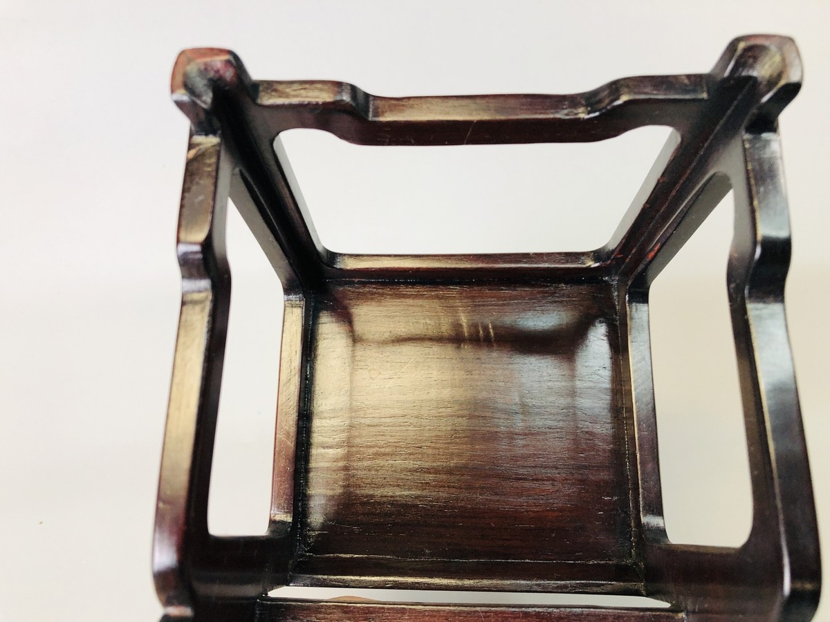 Y7283 FLOWER STAND wooden small display decorative shelf Japan