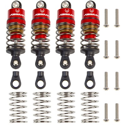 Aluminium Oil Shock Absorber Damper Set 55mm Für Tamiya TT-01/TT-02 Chassis