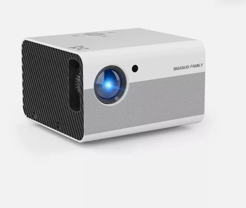 BIGASUO Native 1080P Mini B-509 Projector W/100" Screen Hifi Stereo Sound Sealed