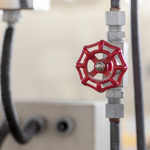 3pcs flexible quarter round 6/7mm Cast Iron Valve red wheel handle Gate - Picture 18 of 24