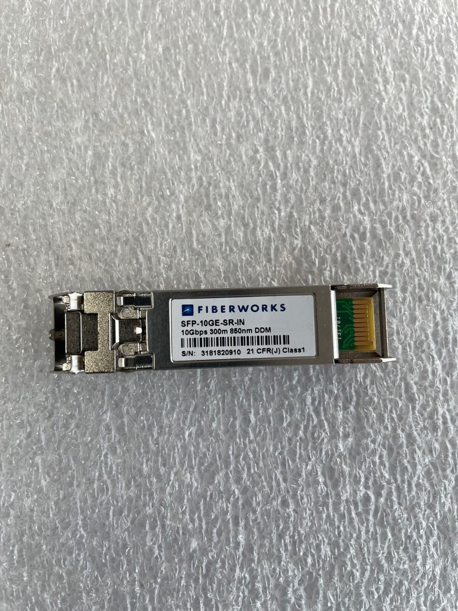 Fiberworks SFP-10GE-SR- IN INTEL compatible 10Gbps 300M equivalent  E10GSFPSR | eBay