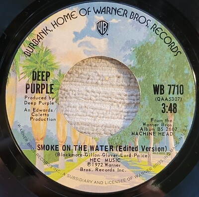Deep Purple ''Smoke on the Water / Smoke on the Water (live)'' VG+