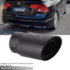 Car Exhaust Pipe Tip Rear Tail Throat Muffler Stainless For Honda Civic Sedan Car Exhaust Pipe Tip Rear Tail Throat Muffler Stainless For Honda Civic Sedan