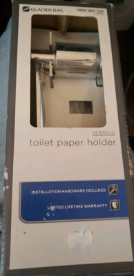 Glacier Bay Polished Chrome Sebring Toilet Paper Holder Model 1004 987 127