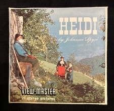 Viewmaster 3 Reels Set- Heidi The Movie- Sawyer s- B 425