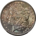 1889 Morgan Dollar $1 PCGS MS65 - Toned - 90% Silver - 0184