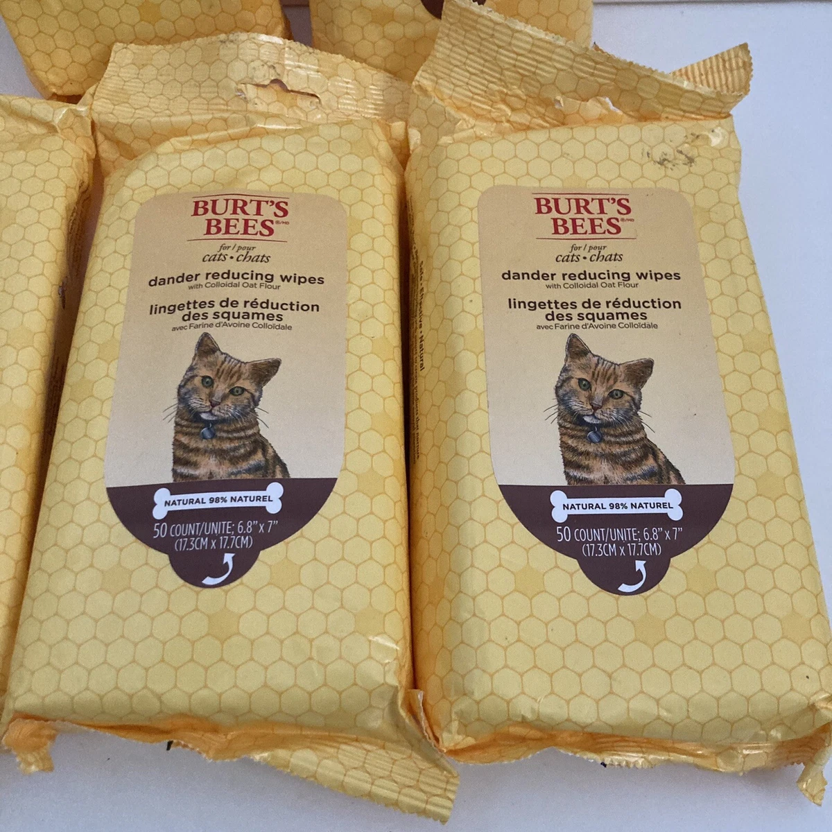 Burt's bees dander hot sale reducing cat wipes
