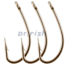 100Pcs Nyphm Fly Tying Hook Barb Curved Shank Fishing Shrimp Caddis Scud Emerger