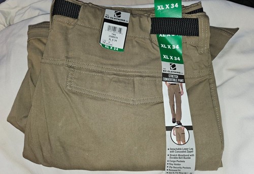 BC Clothing Stretch Convertible Cargo Pants - Picture 16 of 18