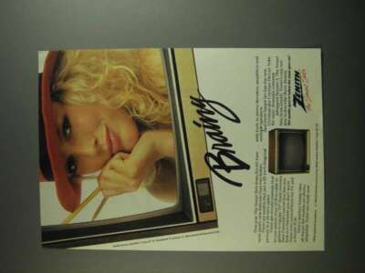 1984 Zenith Model SA2591P Cube 25 Television Ad | eBay