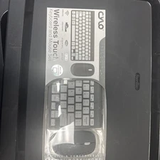 Cylo Wireless Touch Keyboard & Mouse Set Silver CHOOSE FROM DROP DOWN MENU BELOW