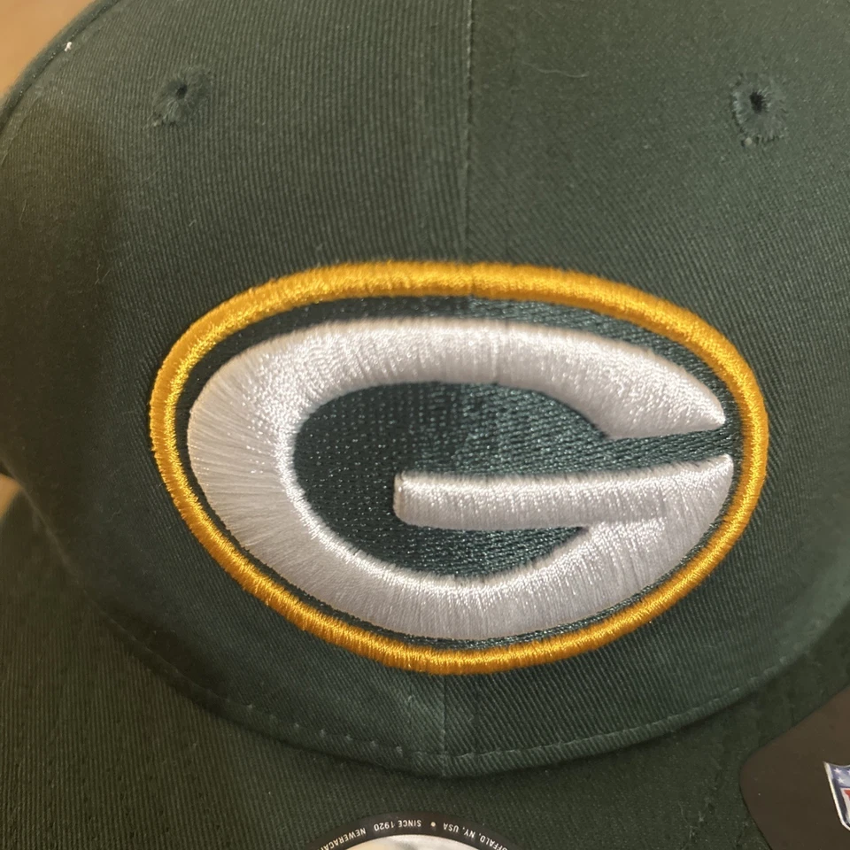 Sombrero ajustable Green Bay Packers New Era 9Fifty SnapBack color verde Foto 2 de 4