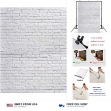 White brick wall backdrop 5x7ft vinyl photography background studio prop 10931