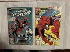 Amazing Spider-Man #344 & #345 1991 1st App Cletus Kasady 🔑 Venom App