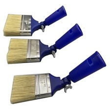 3X Multi-Angle Adjustable Paint Brushes Set Walls Ceilings Professional Painter