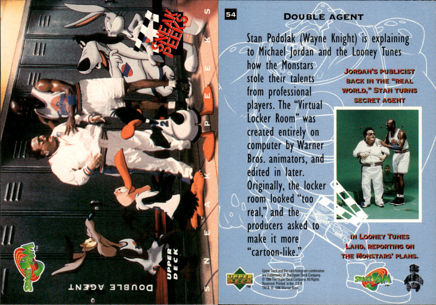 1996-97 Upper Deck Space Jam Series 1 Base #1-60 ~ Choose Your Card