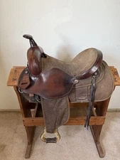 15 Inch Fabtron Saddle Brown Western