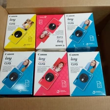LOT of 24 Canon Ivy Cliq Instant Cameras - NOT WORKING - FOR PARTS - NO RETURNS