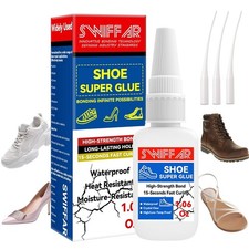 Shoe Glue, Super Clear Shoe Glue Sole Repair, Heavy Duty Repair Adhesive for Boo